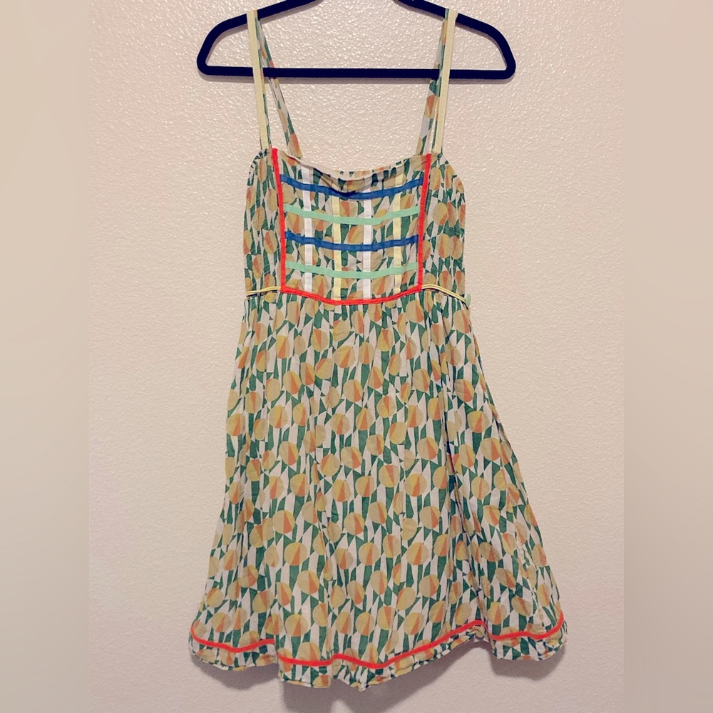 Free People
M(8) Bohemian, summer, mini dress, abstract design